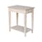 International Concepts Rectangle Narrow End Table, 22 W, 14 L, 25 in H, Wood, Unfinished OT-2214 - alternate 4